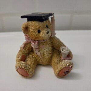 Vintage Cherished Teddies Girl Graduation Bear 1995